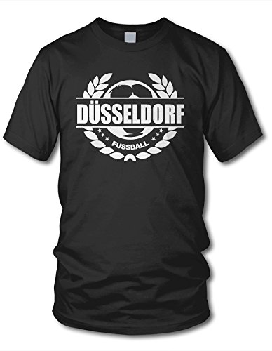 shirtloge - DÜSSELDORF - Fussball Lorbeerkranz - Fan T-Shirt - Schwarz - Größe XL shirtloge - DÜSSELDORF - Fussball Lorbeerkranz - Fan T-Shirt - Schwarz - Größe XL von shirtloge