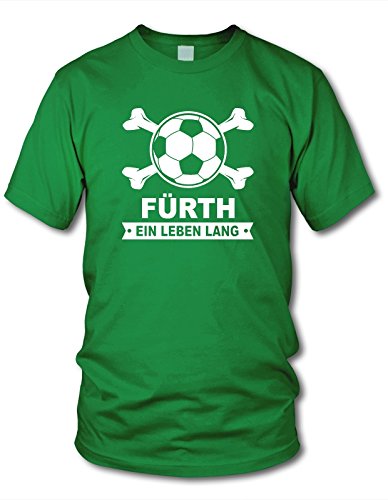 shirtloge - FÜRTH - EIN Leben Lang - Fan T-Shirt - Grün - Größe S shirtloge - FÜRTH - EIN Leben Lang - Fan T-Shirt - Grün - Größe S von shirtloge