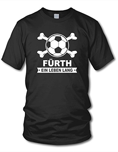 shirtloge - FÜRTH - EIN Leben Lang - Fan T-Shirt - Schwarz - Größe XXL shirtloge - FÜRTH - EIN Leben Lang - Fan T-Shirt - Schwarz - Größe XXL von shirtloge