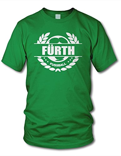 shirtloge - FÜRTH - Fussball Lorbeerkranz - Fan T-Shirt - Grün - Größe XXL shirtloge - FÜRTH - Fussball Lorbeerkranz - Fan T-Shirt - Grün - Größe XXL von shirtloge