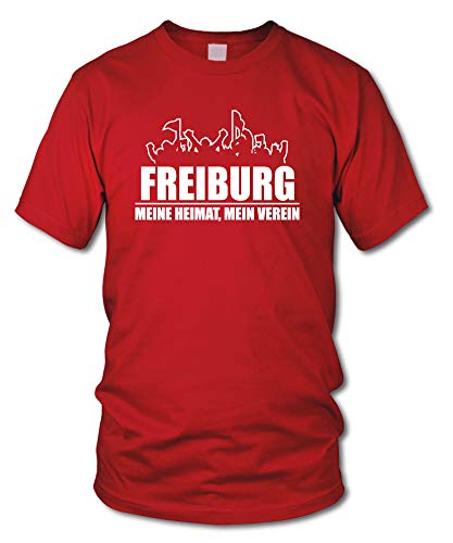 shirtloge - Freiburg - Fanblock - Meine Heimat, Mein Verein - Fussball Fan T-Shirt - Rot - Größe L shirtloge - Freiburg - Fanblock - Meine Heimat, Mein Verein - Fussball Fan T-Shirt - Rot - Größe L von shirtloge