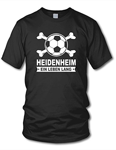 shirtloge - HEIDENHEIM - EIN Leben Lang - Fan T-Shirt - Schwarz - Größe L shirtloge - HEIDENHEIM - EIN Leben Lang - Fan T-Shirt - Schwarz - Größe L von shirtloge