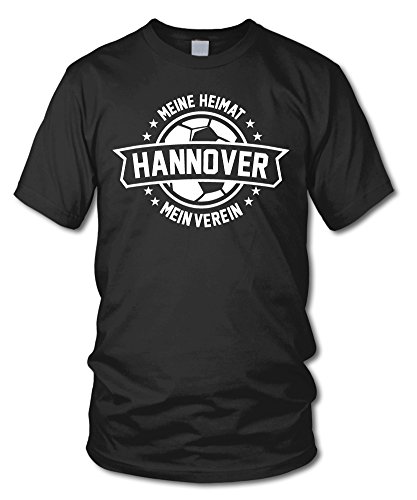 shirtloge - Hannover - Meine Heimat, Mein Verein - Fan T-Shirt - Schwarz - Größe L shirtloge - Hannover - Meine Heimat, Mein Verein - Fan T-Shirt - Schwarz - Größe L von shirtloge