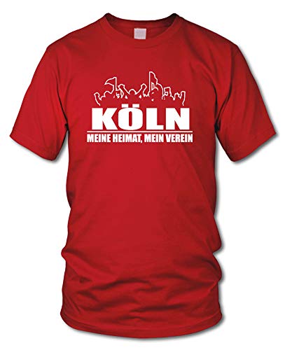 shirtloge - KÖLN - Fanblock - Meine Heimat, Mein Verein - Fussball Fan T-Shirt - Rot - Größe XXL shirtloge - KÖLN - Fanblock - Meine Heimat, Mein Verein - Fussball Fan T-Shirt - Rot - Größe XXL von shirtloge