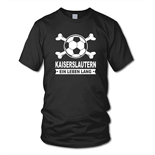 shirtloge - Kaiserslautern - EIN Leben Lang - Fan T-Shirt - Schwarz - Größe XXL shirtloge - Kaiserslautern - EIN Leben Lang - Fan T-Shirt - Schwarz - Größe XXL von shirtloge