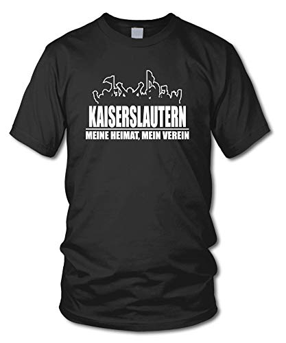 shirtloge - Kaiserslautern - Fanblock - Meine Heimat, Mein Verein - Fussball Fan T-Shirt - Schwarz - Größe XXL shirtloge - Kaiserslautern - Fanblock - Meine Heimat, Mein Verein - Fussball Fan T-Shirt - Schwarz - Größe XXL von shirtloge
