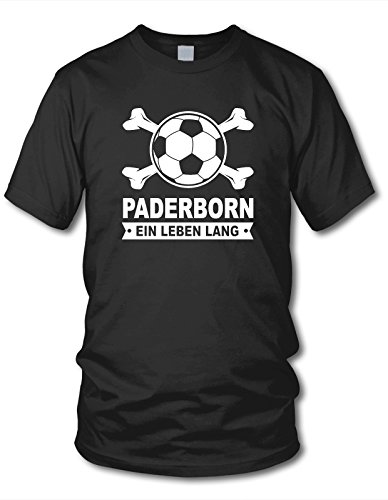 shirtloge - Paderborn - EIN Leben Lang - Fan T-Shirt - Schwarz - Größe XXL shirtloge - Paderborn - EIN Leben Lang - Fan T-Shirt - Schwarz - Größe XXL von shirtloge
