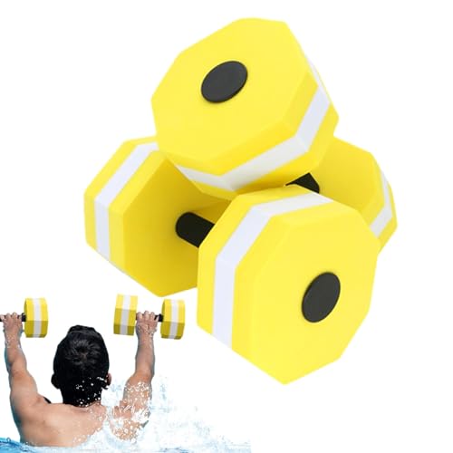 Wassergymnastik-Hanteln, Wasser-Aerobic-Gewichte | 1 Paar Hantel-Set aus hochdichtem EVA-Schaum für Aqua-Fitness,Aqua-Fitness-Langhanteln Übungshandstangen für Wassergewicht, Wasseraerobic von shizuku