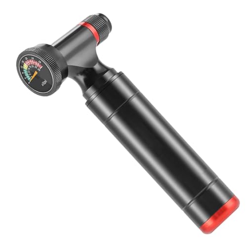 Carbon Dioxide Inflatable Bottle | Mountain Road Co2 Carbon Dioxide Portable Pump Bikes Air Pump with Gauge Multipurpose Bikes Hand Pump Bicycles Tire Pump von shjxi