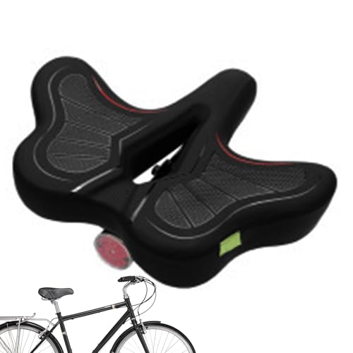 Cycle Seat Saddle, Comfort Cycling Seat, Wide Cycle Seat, Shock Absorbing Cushion, Waterproof Mountain Cycle Seat Cushion for Men and Women for Cycling with Padding von shjxi