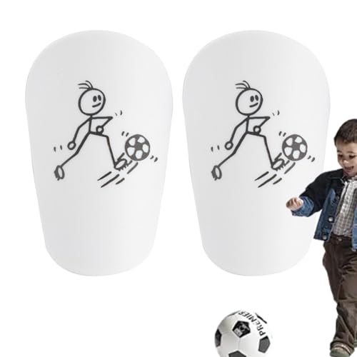 Schienbeinschoner | Mini Fußball Schienbeinschoner, atmungsaktives Schutzpolster Fußball Match Equipment Kinder Fußball Schienbeinschoner von shjxi