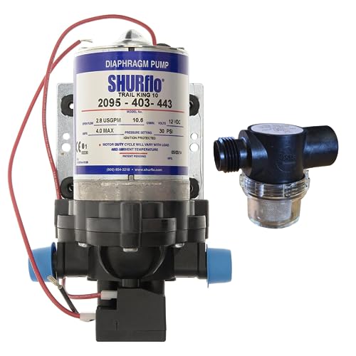 SHURFLO Wasser Pumpe mit Filter von shurflo