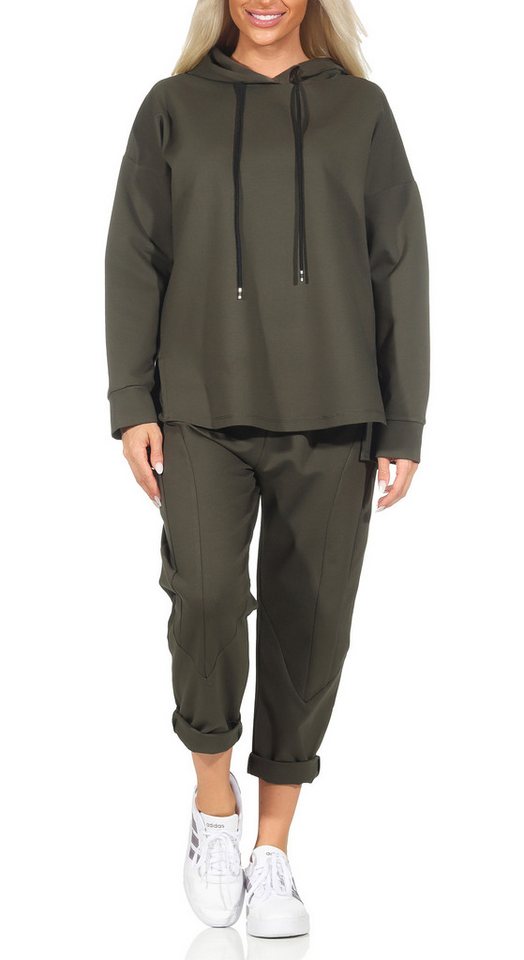 simaranda Jogginganzug Damen Jogginganzug 7036 36-42 Oliv (Set) simaranda Jogginganzug Damen Jogginganzug 7036 36-42 Oliv (Set) von simaranda