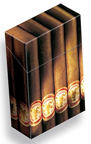 slipp overall origineller Zigarettenschachtel Überzieher aus Karton mit Deckel mit hübschen Motiven (104 Zigarre, 1 Stück) von slipp overall