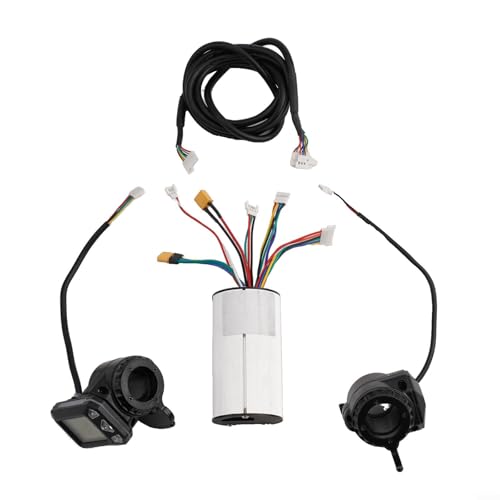 Elektroroller-Controller-Set, bürstenloser Motorregler für Elektroroller, mit LCD-Display, Bremsset für Rad, Kohlefaser (36 V) von snowchecking