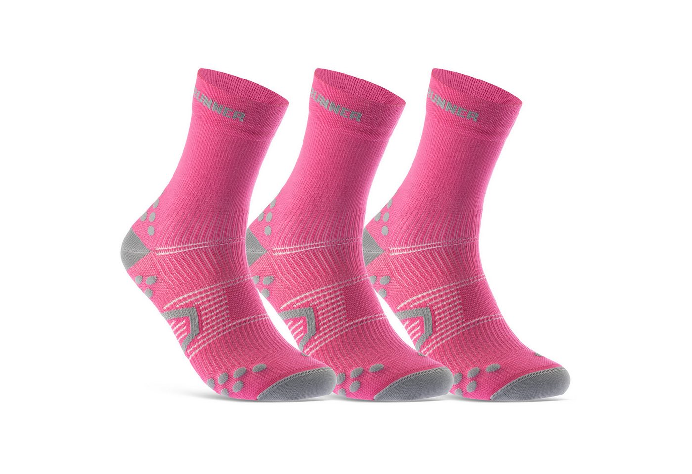 sockenkauf24 Laufsocken Sportsocken für Herren & Damen Laufsocken (3-Paar) Atmungsaktive Running Socks 50201P WP von sockenkauf24