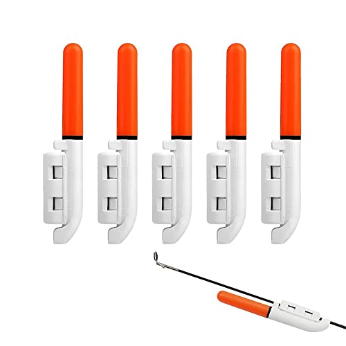 soonbuy 5 x Angelalarmglocke, LED-Leuchtlampe, wasserdicht, leuchtende Leuchtstäbe mit Schnalle, Nachtangeln, Bissanzeiger für Meeresangeln, Gelb soonbuy 5 x Angelalarmglocke, LED-Leuchtlampe, wasserdicht, leuchtende Leuchtstäbe mit Schnalle, Nachtangeln, Bissanzeiger für Meeresangeln, Gelb von soonbuy