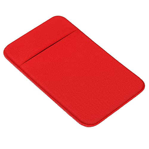 sourcing map 1 Stück Handy Kartenhalter Dehnbarer Selbstklebender Stand auf der Rückseite für Kreditkarten Kopfhörer Rot von sourcing map