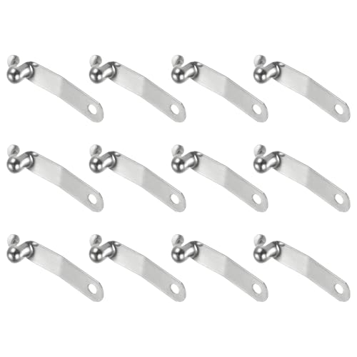 sourcing map 12 Stück Doppelknopf Kajak Paddel Schnappfeder Clip 37x7mm 65Mn Federstahl V-förmige Hohle Teleskopische Verriegelung Rohr Clips für Zelt Regenschirm Camping sourcing map 12 Stück Doppelknopf Kajak Paddel Schnappfeder Clip 37x7mm 65Mn Federstahl V-förmige Hohle Teleskopische Verriegelung Rohr Clips für Zelt Regenschirm Camping von sourcing map