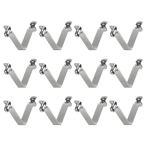 sourcing map 12 Stück Doppelknopf Kajak Paddel Schnappfeder Clip 42x8mm 65Mn Federstahl V-förmige Hohle Teleskopische Verriegelung Rohr Clips für Zelt Regenschirm Camping sourcing map 12 Stück Doppelknopf Kajak Paddel Schnappfeder Clip 42x8mm 65Mn Federstahl V-förmige Hohle Teleskopische Verriegelung Rohr Clips für Zelt Regenschirm Camping von sourcing map