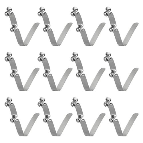 sourcing map 12 Stück Doppelknopf Kajak Paddel Schnappfeder Clip 64x10mm 65Mn Federstahl V-förmige Hohle Teleskopische Verriegelung Rohr Clips für Zelt Regenschirm Camping sourcing map 12 Stück Doppelknopf Kajak Paddel Schnappfeder Clip 64x10mm 65Mn Federstahl V-förmige Hohle Teleskopische Verriegelung Rohr Clips für Zelt Regenschirm Camping von sourcing map