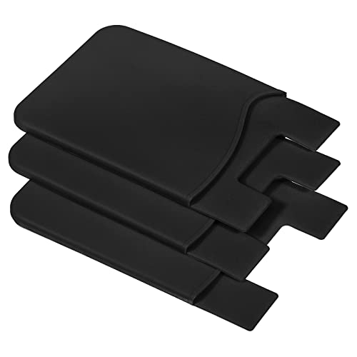 sourcing map 3 Stück Handy Kartenhalter Smartphone Rück Kartenhülle Silikon mit Selbstklebender Rückseite für Kreditkarten Kopfhörer Schwarz sourcing map 3 Stück Handy Kartenhalter Smartphone Rück Kartenhülle Silikon mit Selbstklebender Rückseite für Kreditkarten Kopfhörer Schwarz von sourcing map