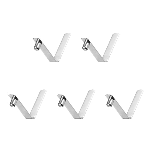 sourcing map 5stk Einzelner Knopf Kajak Paddel Schnappen Feder Klipp 43mm x 5,75mm 65Mn Feder Stahl V-förmige Feste Aufzug Teleskopisch Rohrstangenclips für Zelt Regenschirm Camping, Silberton sourcing map 5stk Einzelner Knopf Kajak Paddel Schnappen Feder Klipp 43mm x 5,75mm 65Mn Feder Stahl V-förmige Feste Aufzug Teleskopisch Rohrstangenclips für Zelt Regenschirm Camping, Silberton von sourcing map