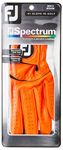 FootJoy SPECTRUM Herren Golfhandschuh LH - für Rechtshänder - Orange (XL) von FootJoy