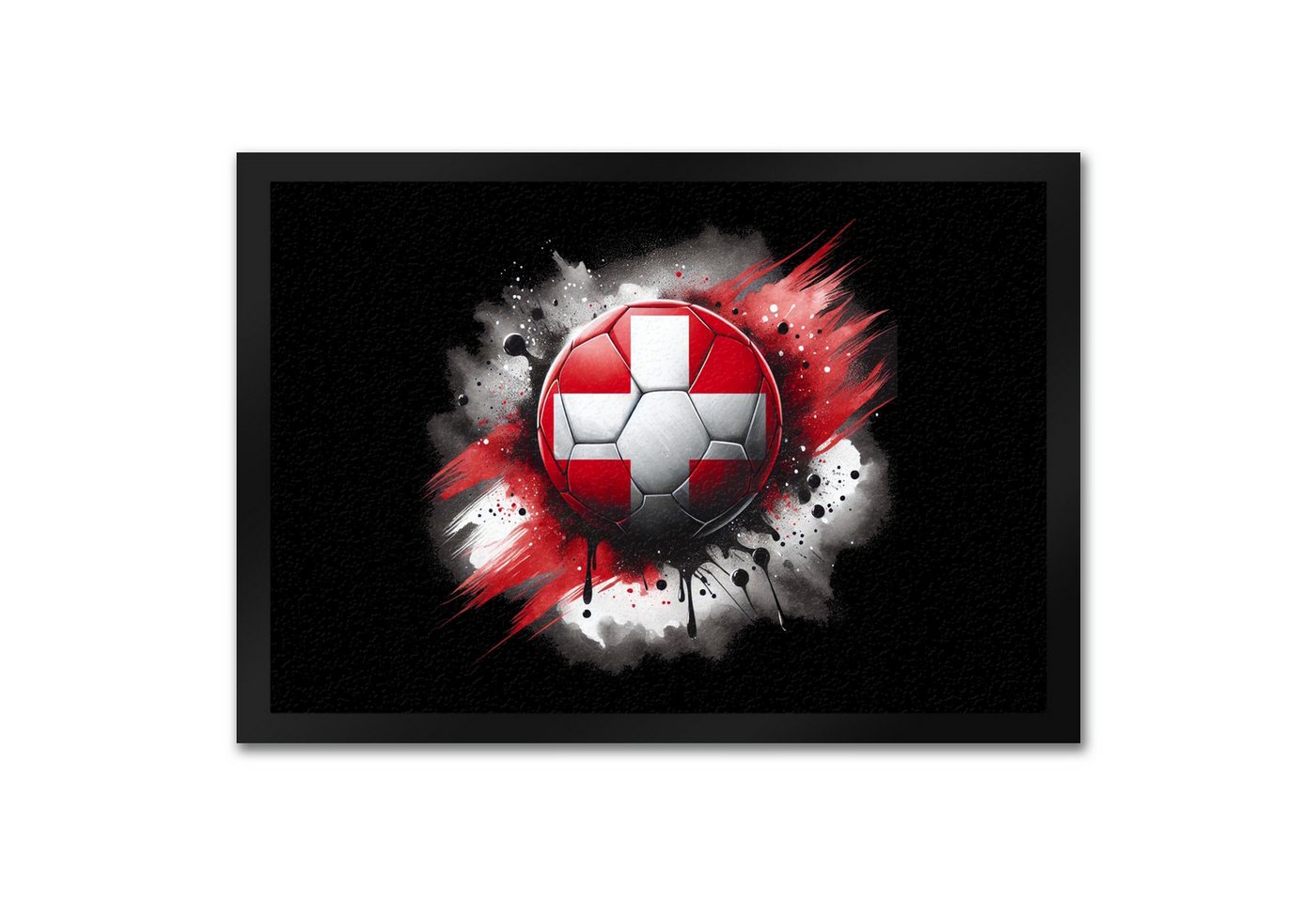 speecheese Fußmatte Fußball Schweiz Flagge Fußmatte in 35x50 cm speecheese Fußmatte Fußball Schweiz Flagge Fußmatte in 35x50 cm von speecheese