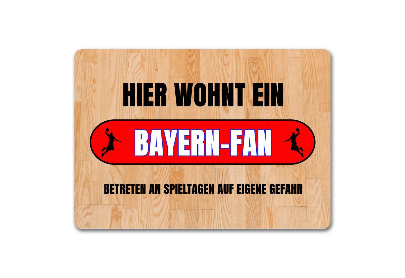 speecheese Fußmatte Hier wohnt ein Bayern Fan Fußmatte in 35x50 cm ohne Rand mit Motiv speecheese Fußmatte Hier wohnt ein Bayern Fan Fußmatte in 35x50 cm ohne Rand mit Motiv von speecheese