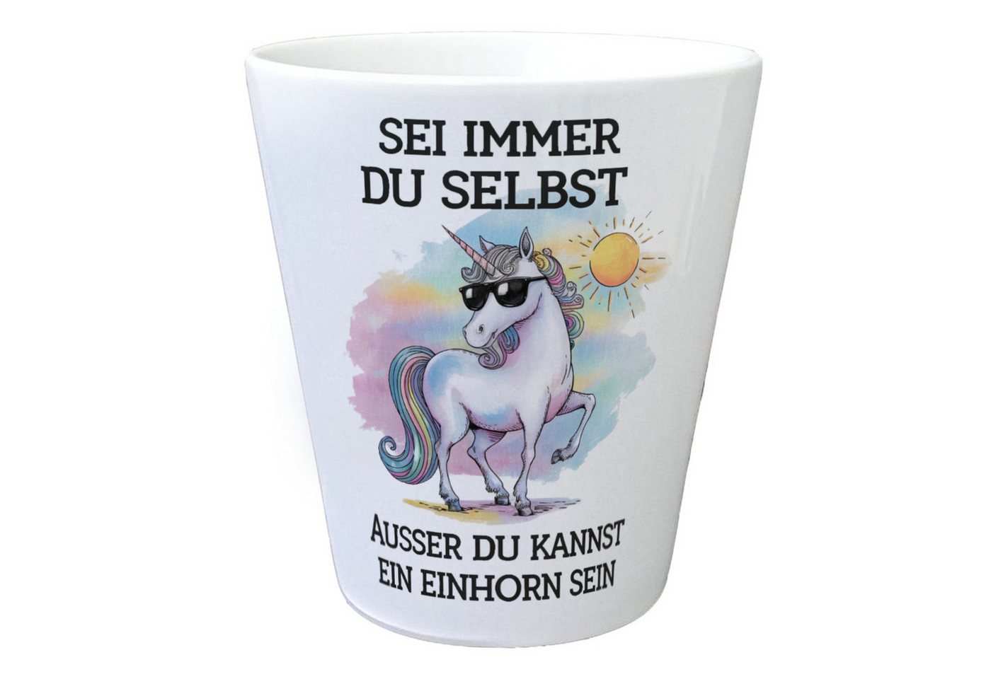 speecheese Blumentopf Einhorn mit Sonnenbrille Blumentopf Sei ein Einhorn speecheese Blumentopf Einhorn mit Sonnenbrille Blumentopf Sei ein Einhorn von speecheese