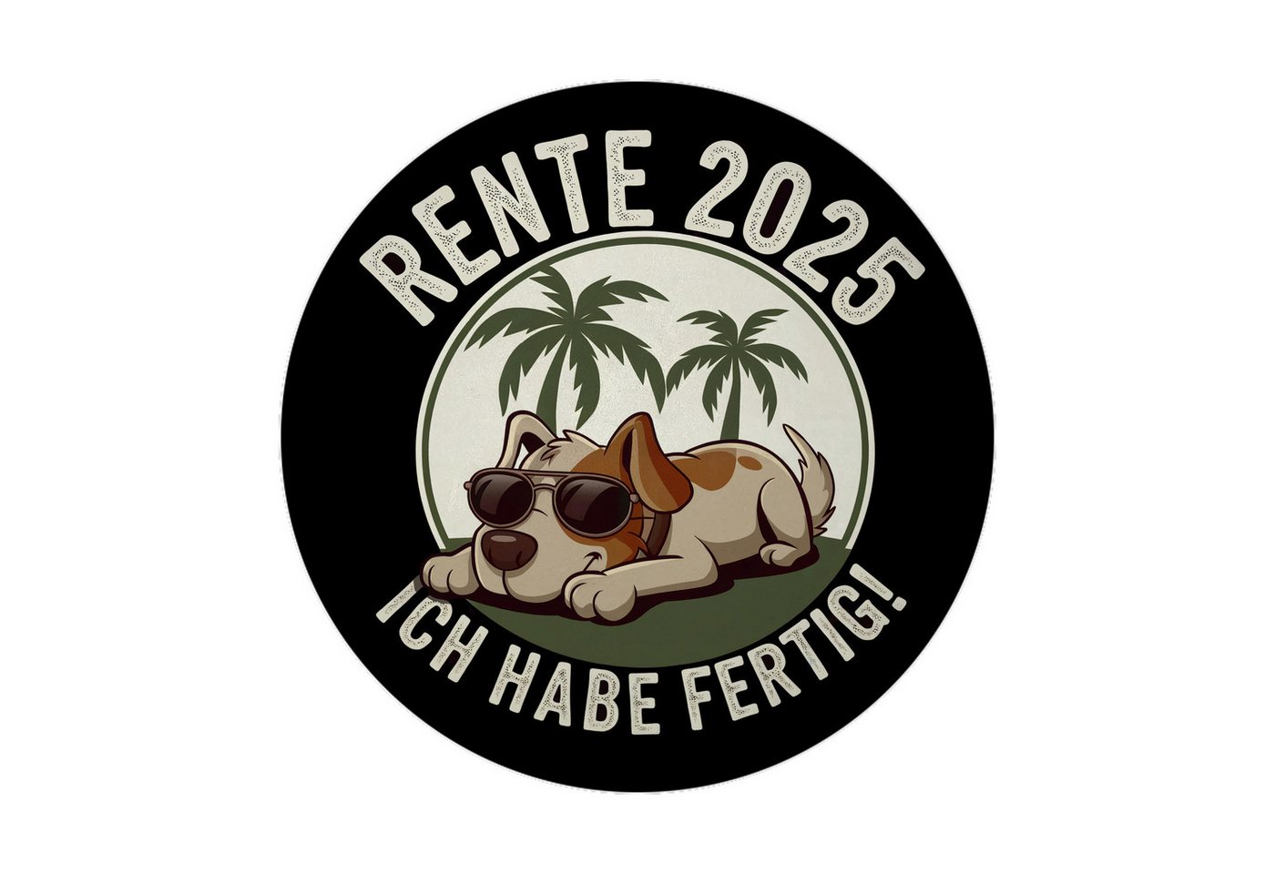 speecheese Magnet Hund mit Sonnenbrille - Rente 2025 Magnet mit Flaschenöffner von speecheese