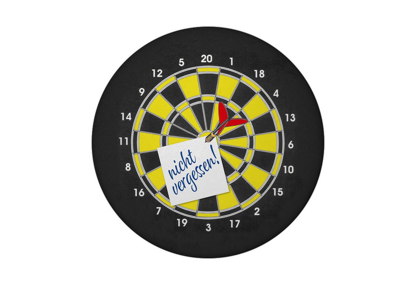 speecheese Magnet Nicht vergessen Reminder Magnet rund in Dartscheiben-Optik speecheese Magnet Nicht vergessen Reminder Magnet rund in Dartscheiben-Optik von Speecheese