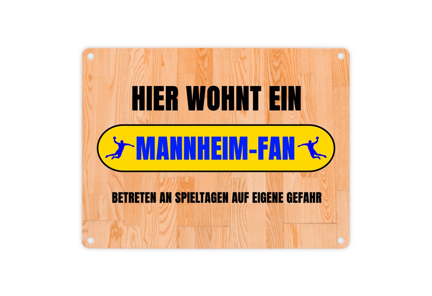 speecheese Metallschild Hier wohnt ein Mannheim Fan Metallschild in 15x20 cm mit Motiv speecheese Metallschild Hier wohnt ein Mannheim Fan Metallschild in 15x20 cm mit Motiv von speecheese