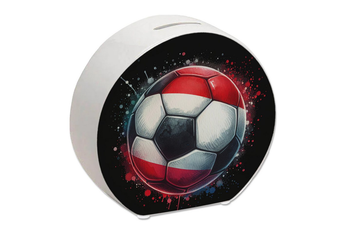 speecheese Spardose Fußball Österreich Flagge Spardose speecheese Spardose Fußball Österreich Flagge Spardose von speecheese