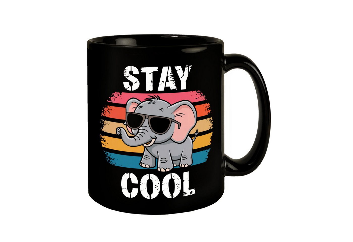 speecheese Tasse Elefant mit Sonnenbrille - Stay Cool Kaffeebecher speecheese Tasse Elefant mit Sonnenbrille - Stay Cool Kaffeebecher von speecheese