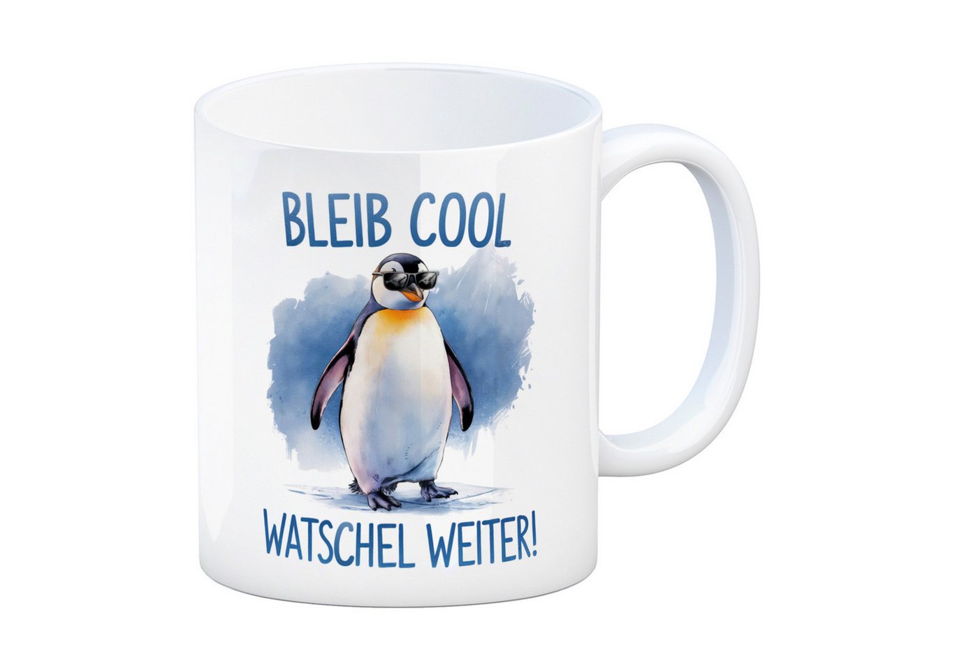speecheese Tasse Pinguin mit Sonnenbrille Bleib cool Kaffeebecher speecheese Tasse Pinguin mit Sonnenbrille Bleib cool Kaffeebecher von speecheese