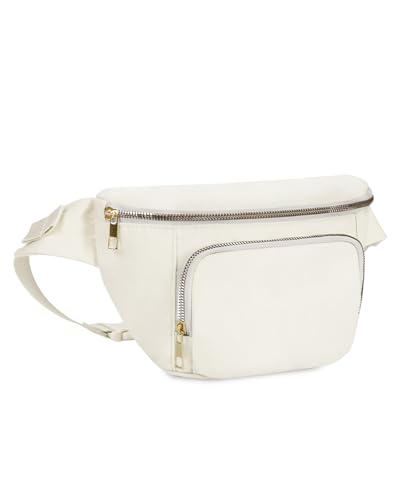 Bauchtasche für Damen und Herren, Stylische Hüfttasche mit 4 Reißverschlusstaschen und verstellbarem Gurt, Ideal für Reisen und Wandern, Beige (Patent Angemeldet) Bauchtasche für Damen und Herren, Stylische Hüfttasche mit 4 Reißverschlusstaschen und verstellbarem Gurt, Ideal für Reisen und Wandern, Beige (Patent Angemeldet) von sportsnew
