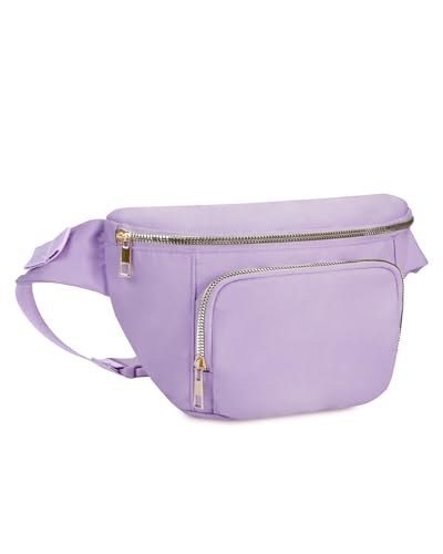 Bauchtasche für Damen und Herren, Stylische Hüfttasche mit 4 Reißverschlusstaschen und verstellbarem Gurt, Ideal für Reisen und Wandern, Lila (Patent Angemeldet) Bauchtasche für Damen und Herren, Stylische Hüfttasche mit 4 Reißverschlusstaschen und verstellbarem Gurt, Ideal für Reisen und Wandern, Lila (Patent Angemeldet) von sportsnew