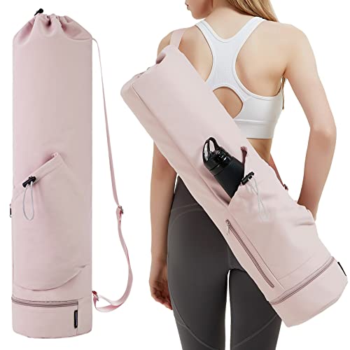 Yogatasche mit Nassfach und Flaschentasche Sporttasche Damen Verstellbarer Schultergurt Gym Yoga Tasche für Pilates Yogamatten & Yoga-Zubehör, Rosa(Patent Angemeldet) Yogatasche mit Nassfach und Flaschentasche Sporttasche Damen Verstellbarer Schultergurt Gym Yoga Tasche für Pilates Yogamatten & Yoga-Zubehör, Rosa(Patent Angemeldet) von sportsnew