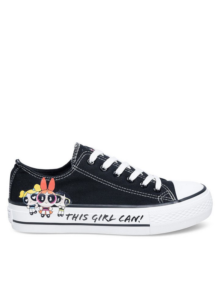 sprandi Sneakers aus Stoff SS24-154PPG Schwarz Sneaker sprandi Sneakers aus Stoff SS24-154PPG Schwarz Sneaker von sprandi