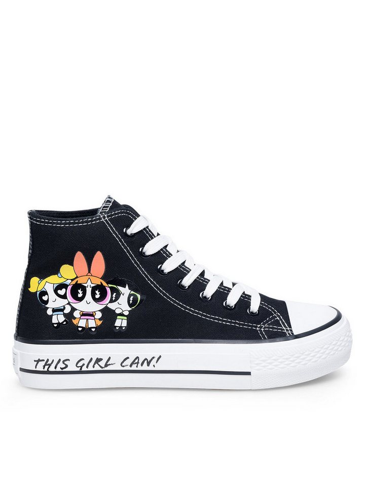 sprandi Sneakers aus Stoff SS24-155PPG Schwarz Sneaker sprandi Sneakers aus Stoff SS24-155PPG Schwarz Sneaker von sprandi
