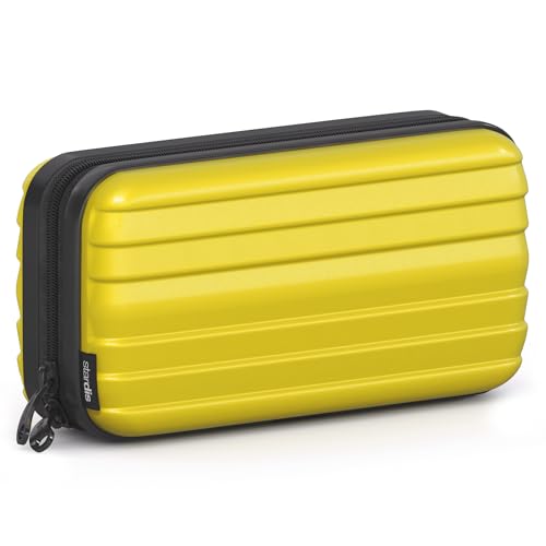 stardis Kosmetiktasche Hartschalen Kulturtasche Hardcase Damen Herren Kulturbeutel Kofferform Beautycase Wasserdicht Mini-Koffer Optik Waschbeutel Frauen Männer Gelb stardis Kosmetiktasche Hartschalen Kulturtasche Hardcase Damen Herren Kulturbeutel Kofferform Beautycase Wasserdicht Mini-Koffer Optik Waschbeutel Frauen Männer Gelb von stardis