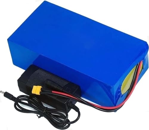 36V 10S6P E-Bike Batterie 36V 10Ah 12Ah 15Ah 20Ah 25Ah 30Ah Elektrofahrrad Akku Lithium-Ionen-Akku für 200W 300W 500W 750W Motor Elektrofahrrad-Scooter 36V 10AH(2),T von stdpcxz