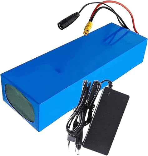 48V Batterie 10Ah 12Ah 15Ah 20Ah 25Ah 30Ah E-Bike Lithium-Akku, High Power Fahrrad Batterie Mit Ladegerät Hochleistungsakku Für 500W 750W 800W 1000W Für Ebike, Scooter, Motor 48V 10AH(2),XT60 von stdpcxz