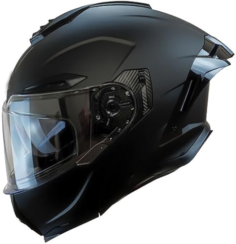 Motorradhelm Motorrad Klapphelm, Modularer Helm Mit Doppelvisier, DOT/ECE-Zertifizierung Integralhelm, Hohe Qualität Helm, Vollvisierhelm Für Erwachsene Männer Und Frauen 6,M=57-58CM von stdpcxz