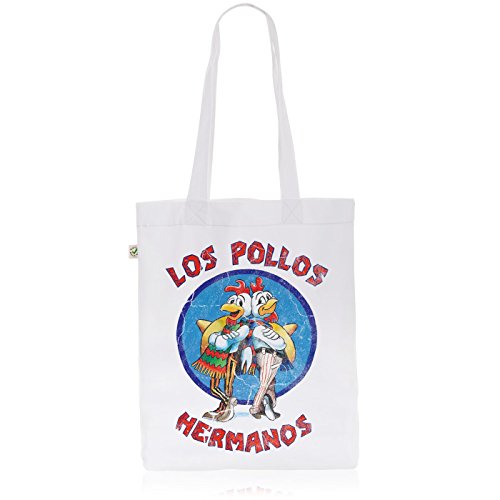 style3 Los Pollos Biobaumwolle Beutel Jutebeutel Tasche Tote Bag, Farbe:Weiß style3 Los Pollos Biobaumwolle Beutel Jutebeutel Tasche Tote Bag, Farbe:Weiß von style3
