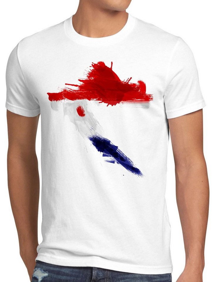 style3 T-Shirt Flagge Kroatien Fußball Sport Croatia WM EM Fahne style3 T-Shirt Flagge Kroatien Fußball Sport Croatia WM EM Fahne von style3