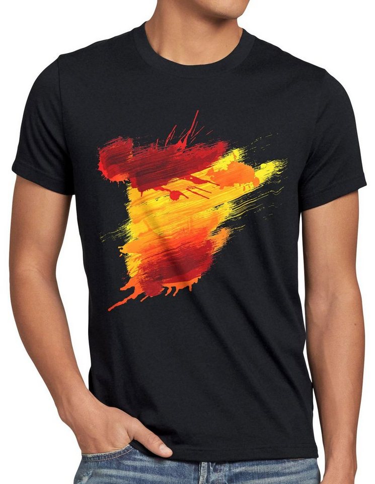 style3 T-Shirt Flagge Spanien Fußball Sport Spain WM EM Fahne style3 T-Shirt Flagge Spanien Fußball Sport Spain WM EM Fahne von style3
