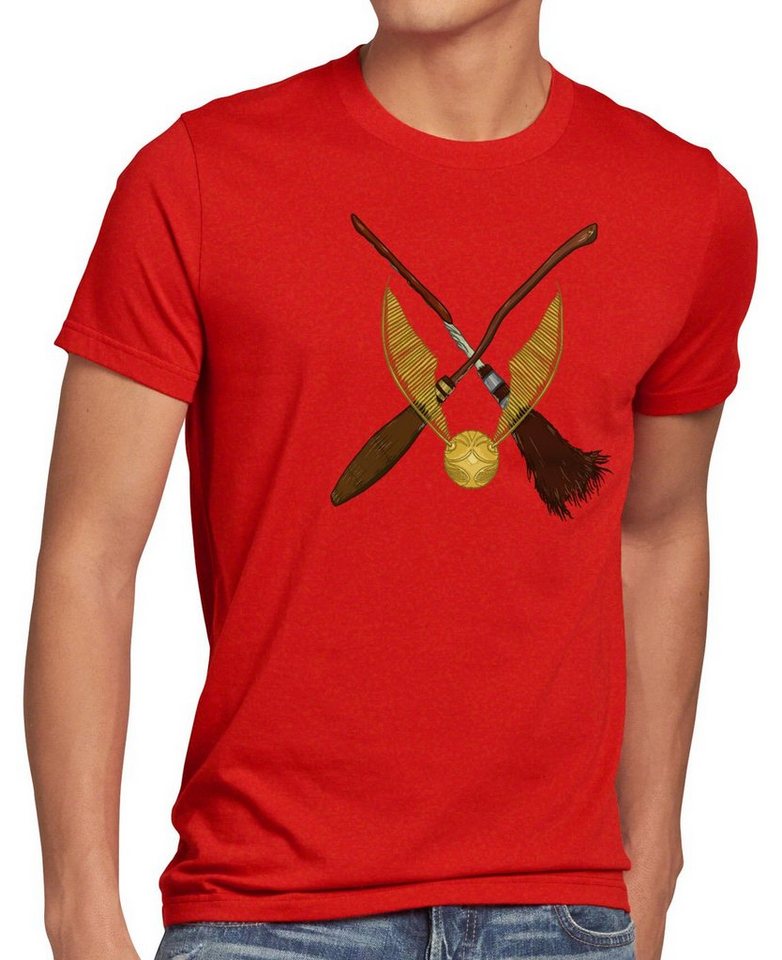 style3 T-Shirt Goldener Schnatz turnier sport besen harry quidditch potter style3 T-Shirt Goldener Schnatz turnier sport besen harry quidditch potter von style3